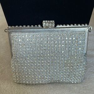 Rhinestone hand clutch